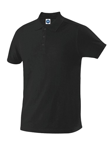 STR-SW160-Mens Organic Cotton Piqué Polo